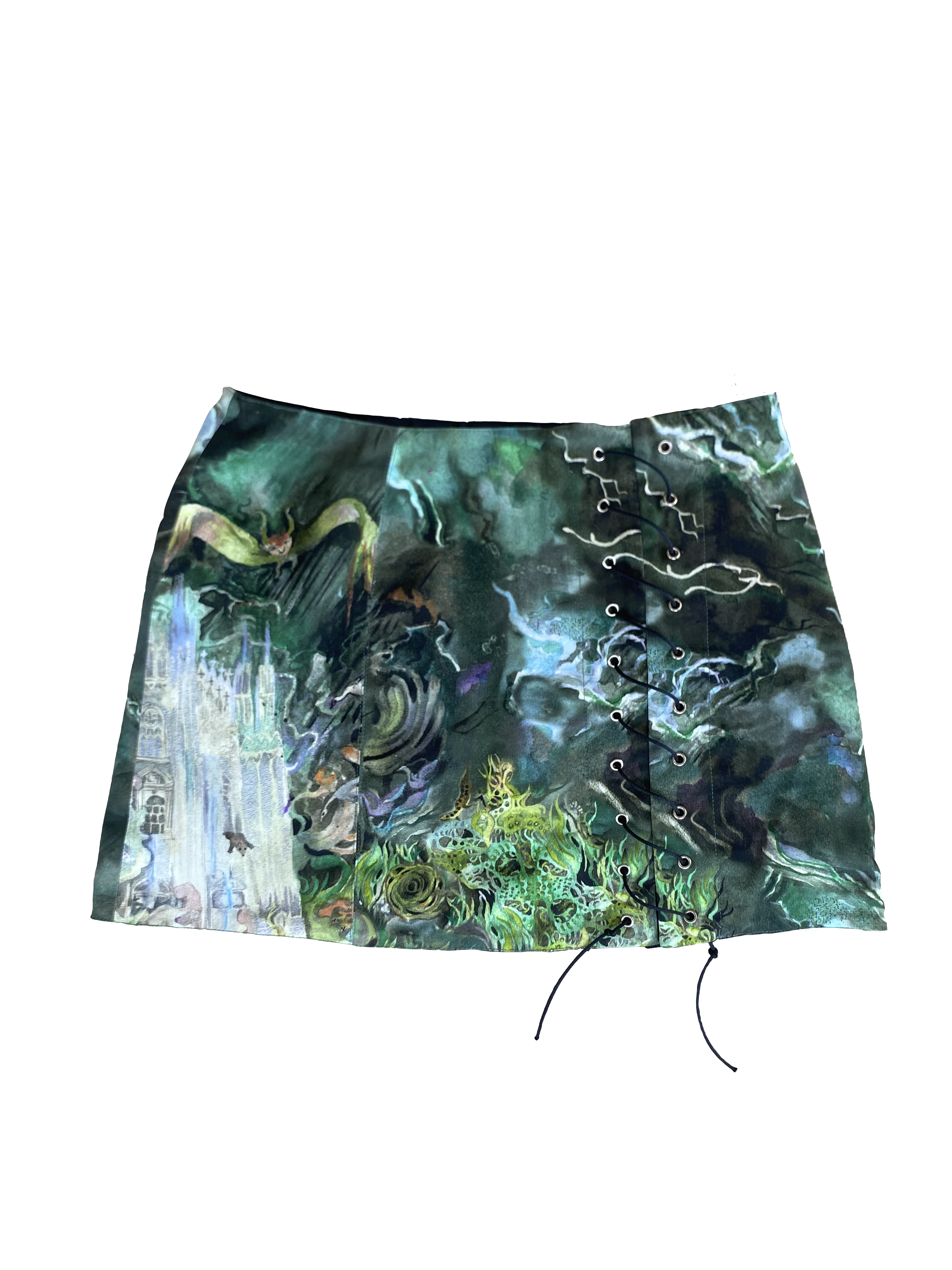 Rider reversible mini skirt