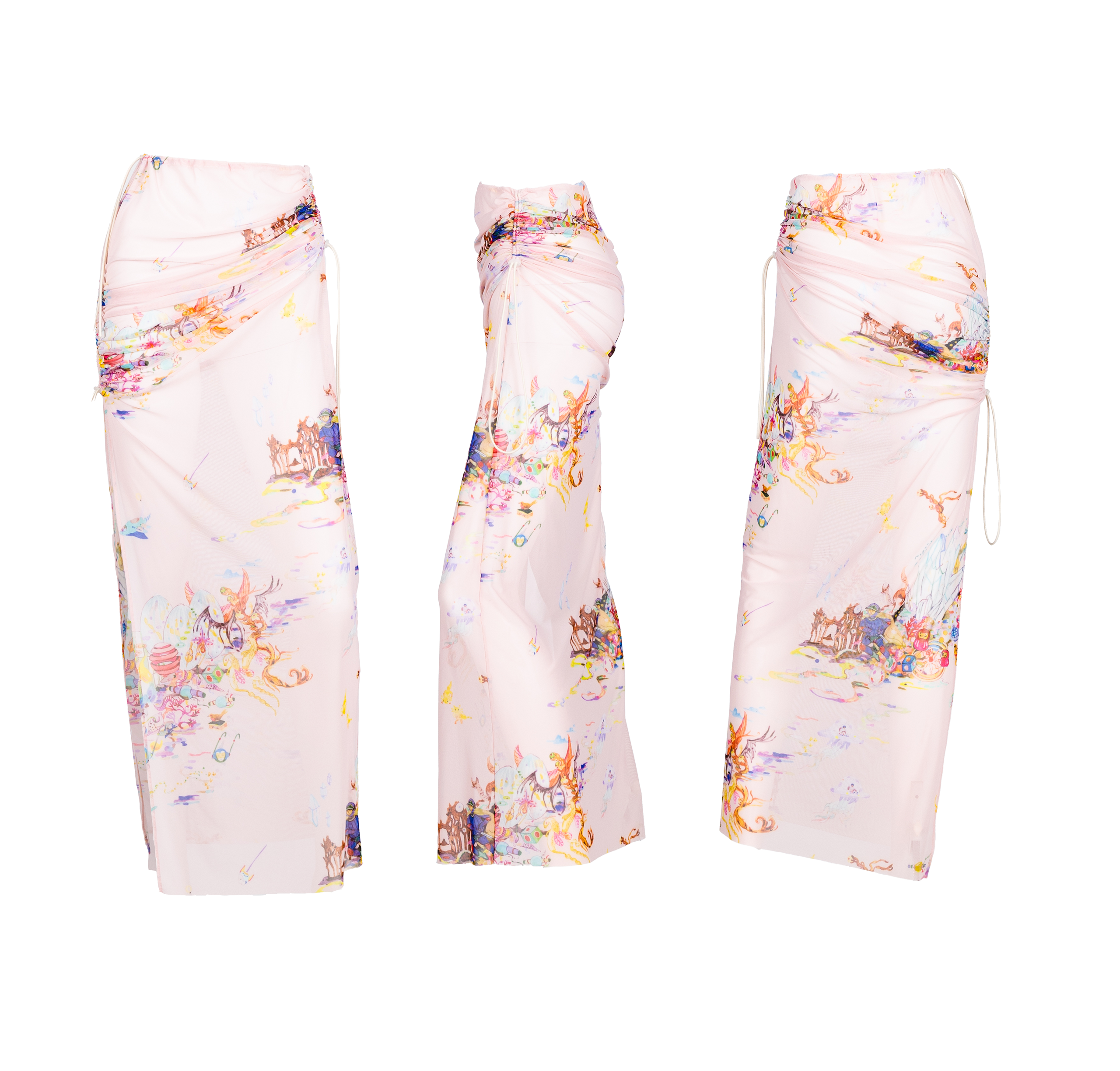 Sheer '70s si-fi skirt