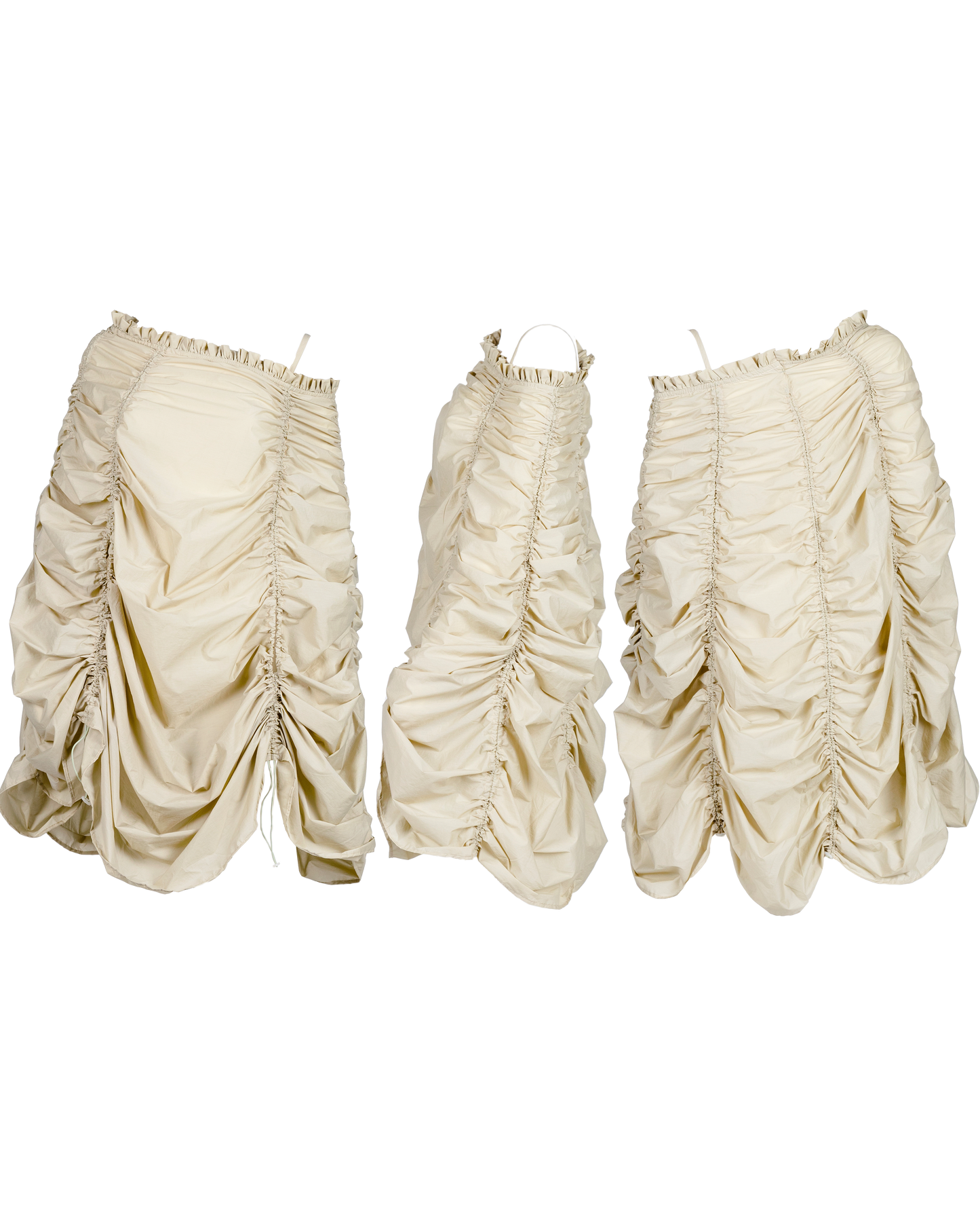 Parachute dress / skirt in green tea