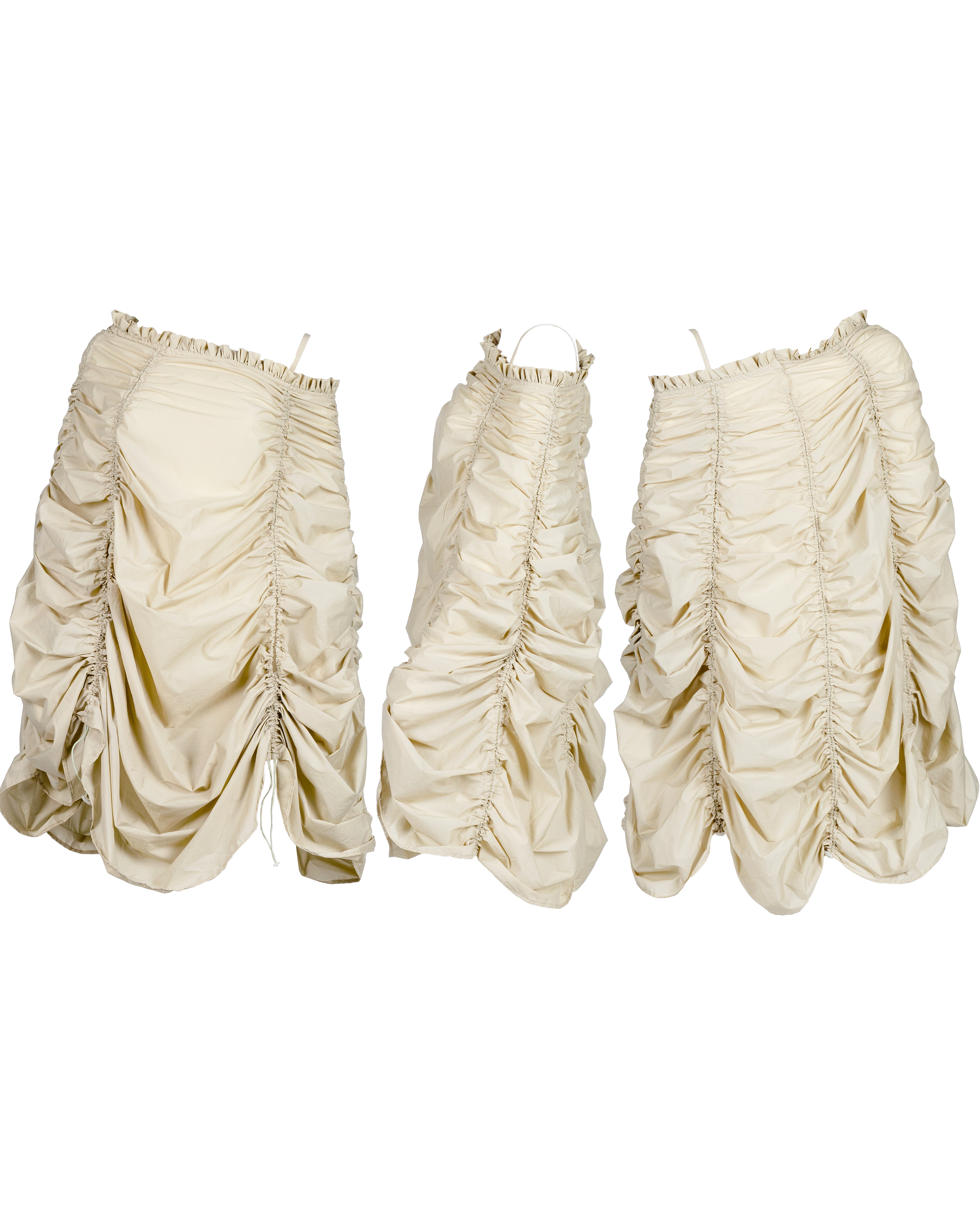 Parachute dress / skirt in green tea