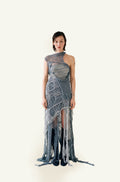 Naiad knit draped dress