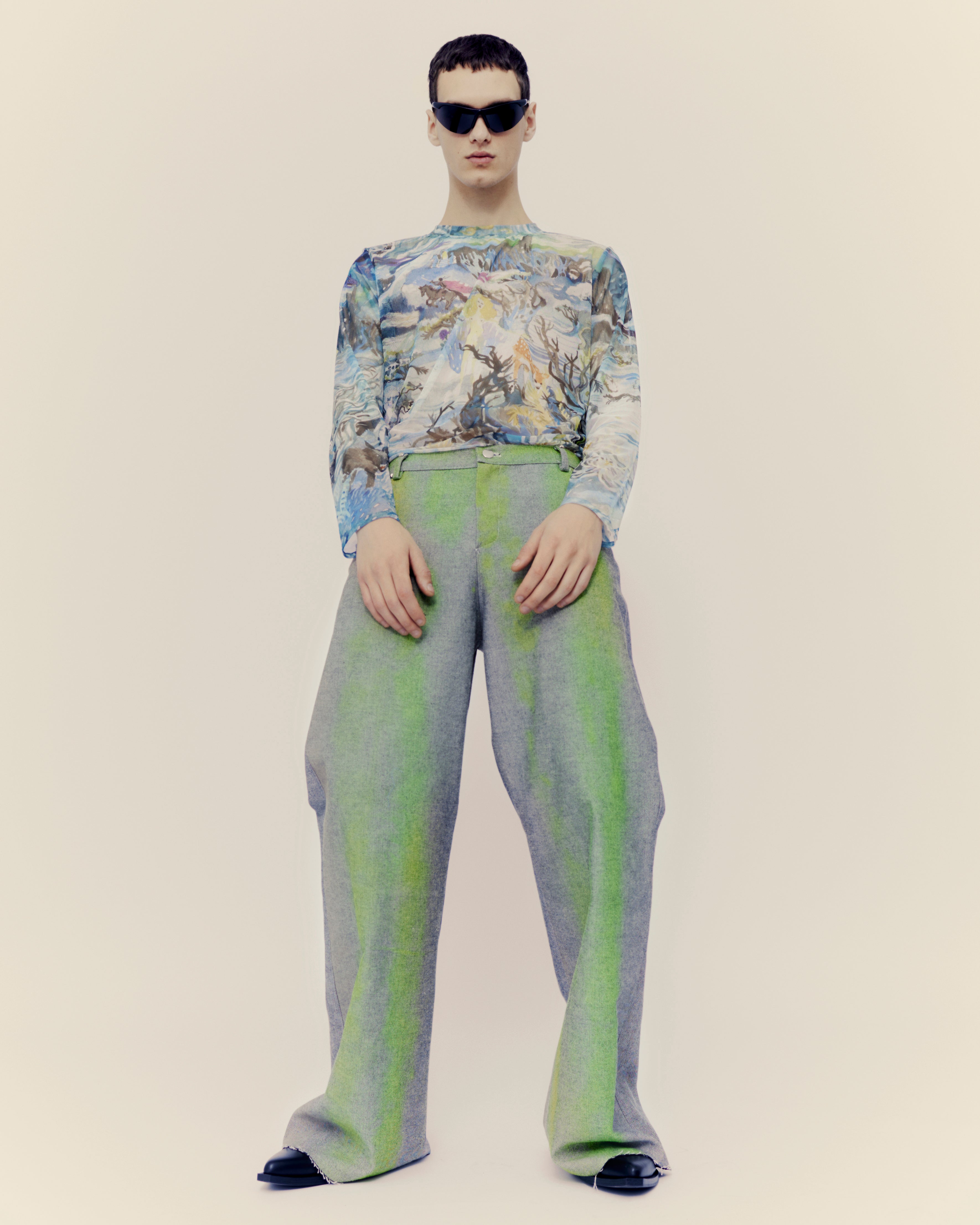 Green Shadows jeans