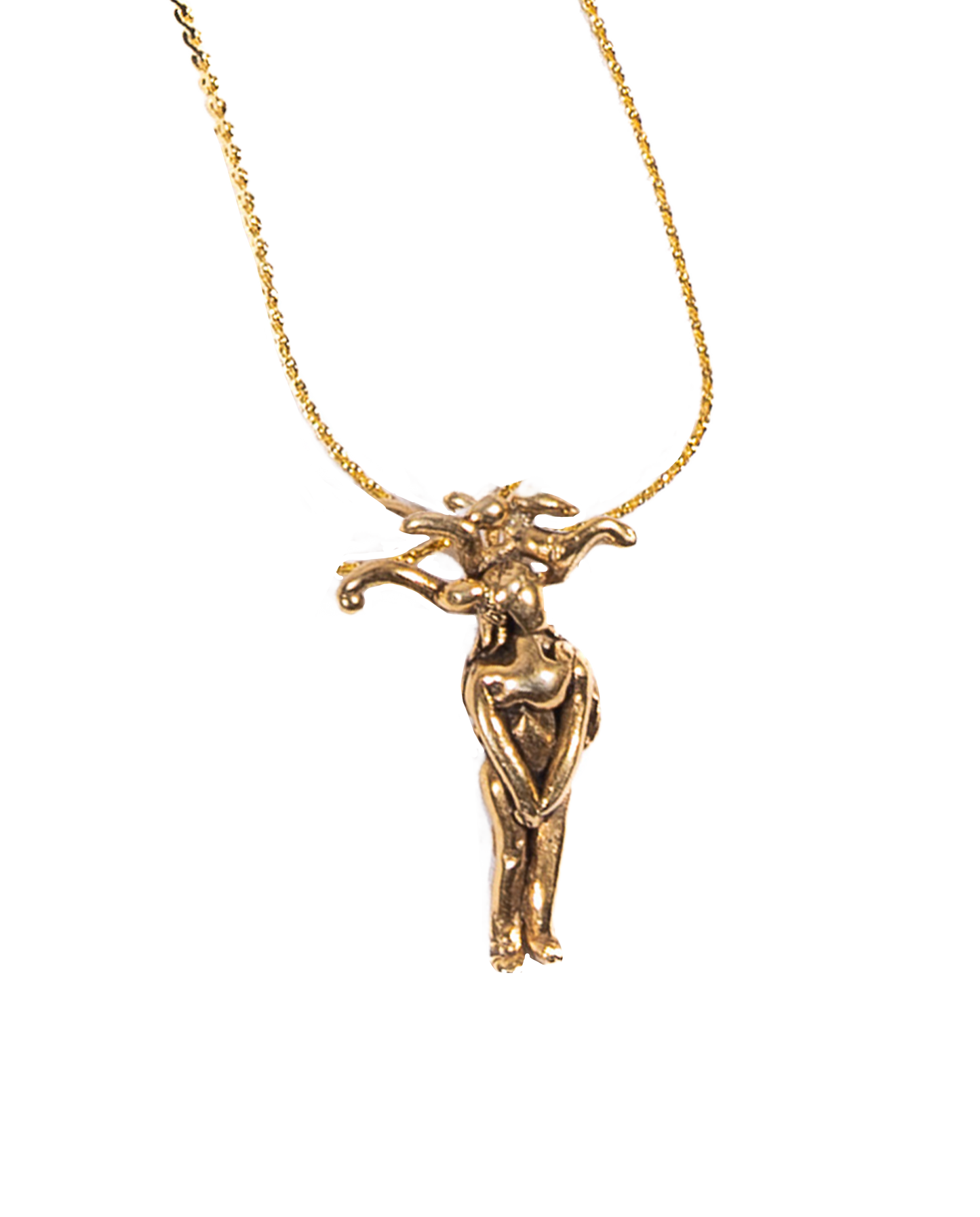 Golden Mandrake collier