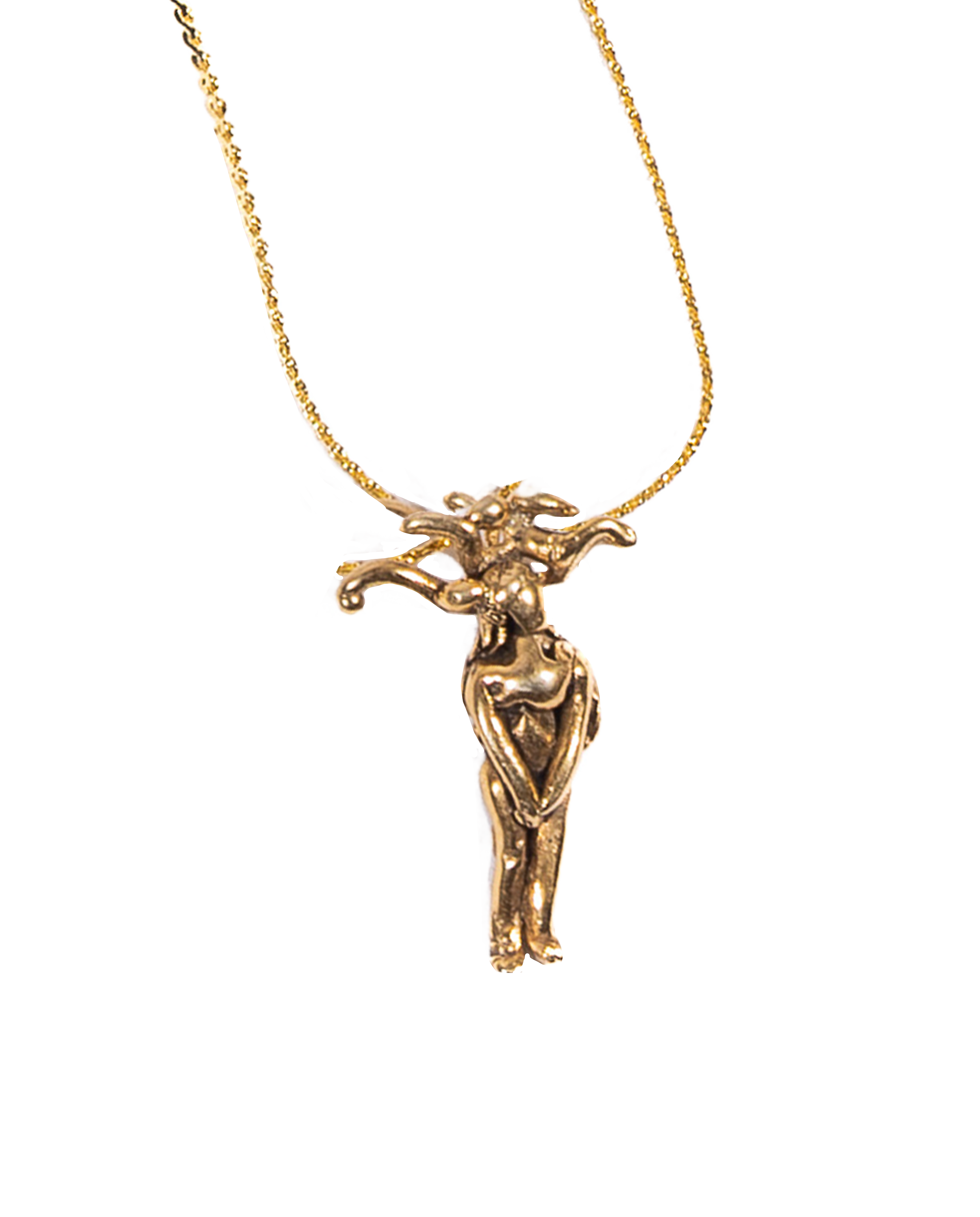 Golden Mandrake collier