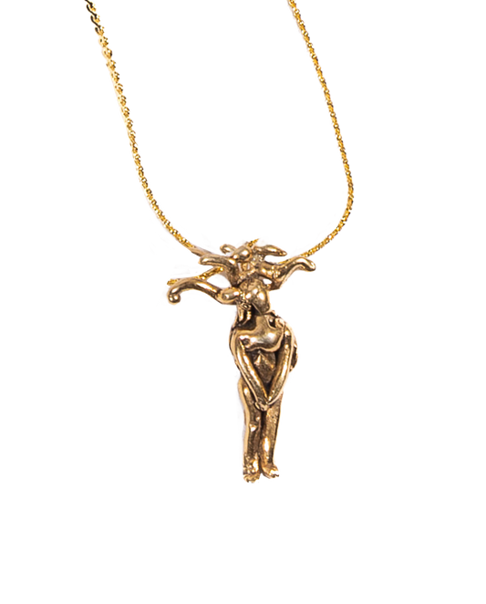 Golden Mandrake collier