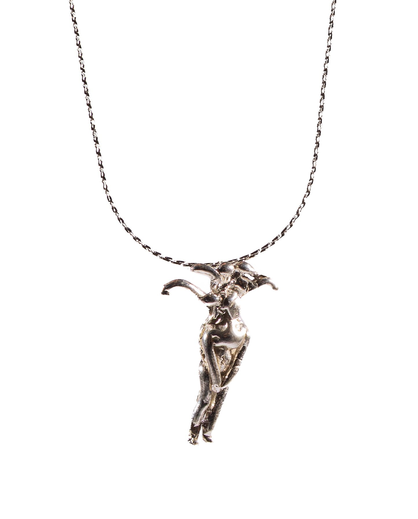 Silver Mandrake collier