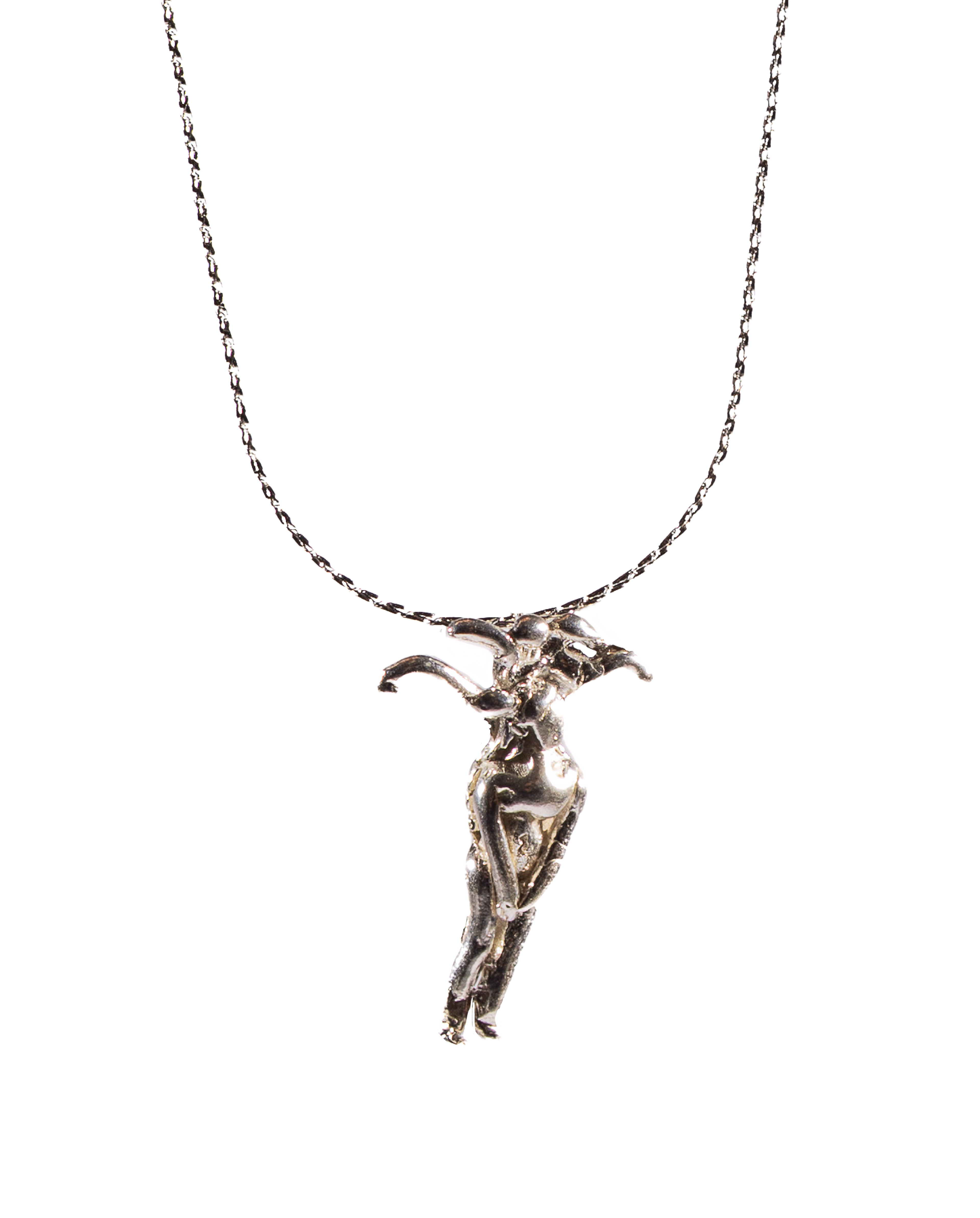 Silver Mandrake collier