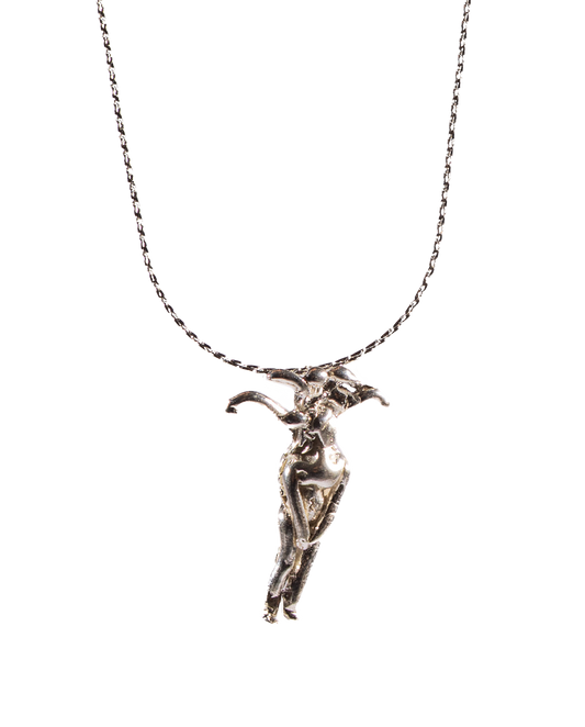 Silver Mandrake collier