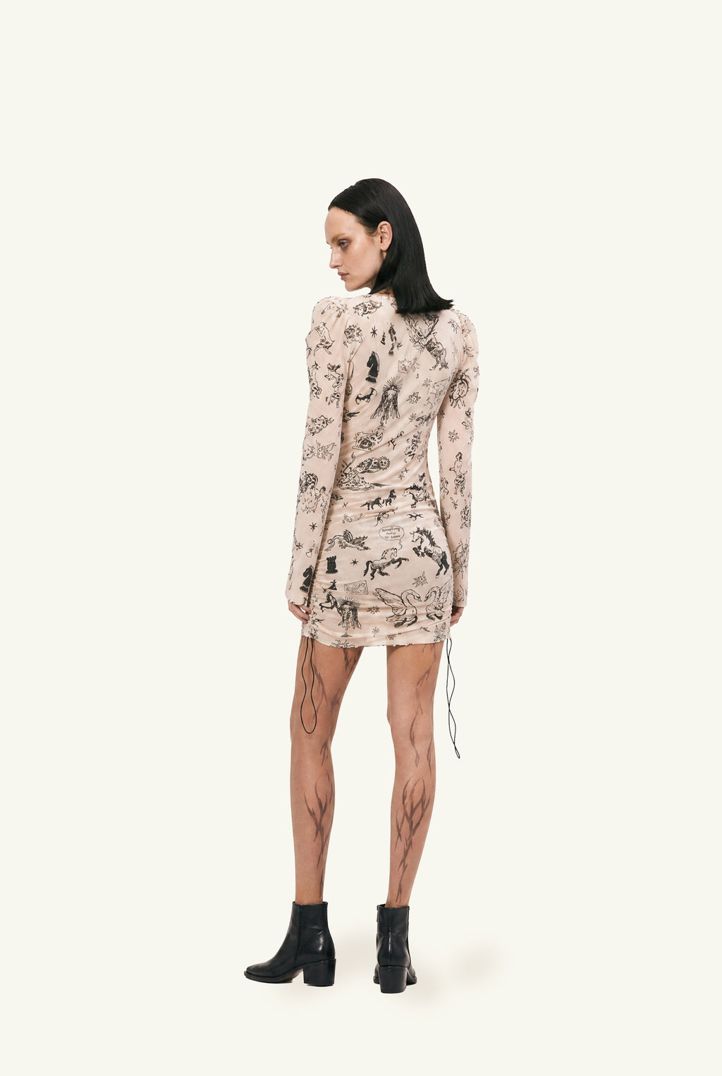 Alchemic Tattoos adjustable mini dress
