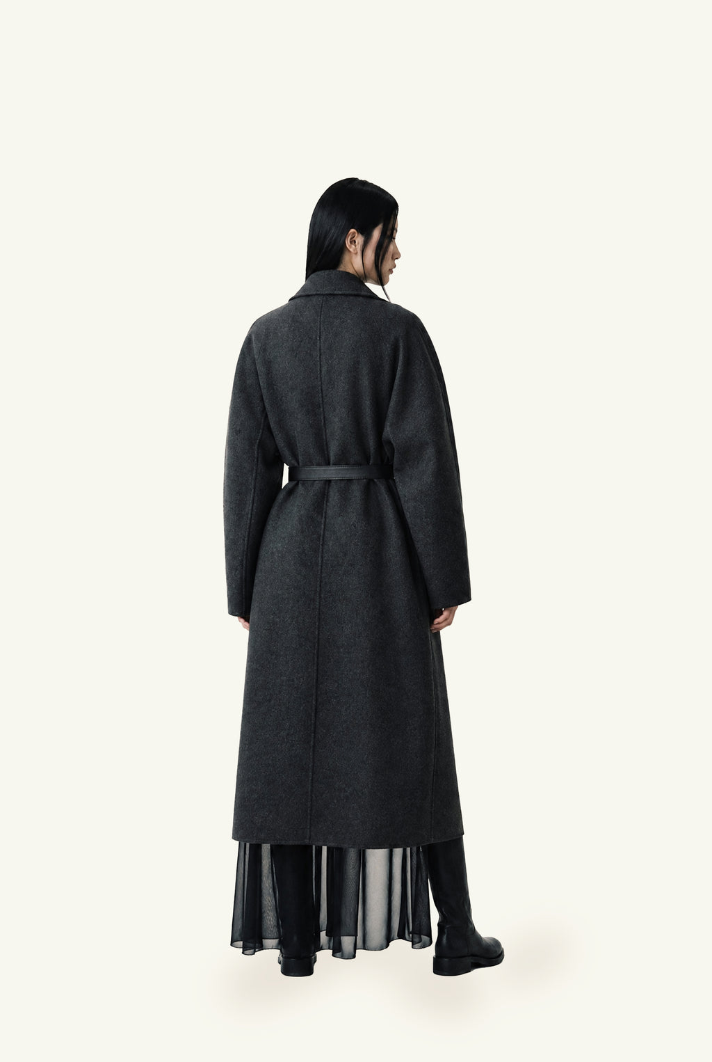 Calcinazione cashmere armour coat