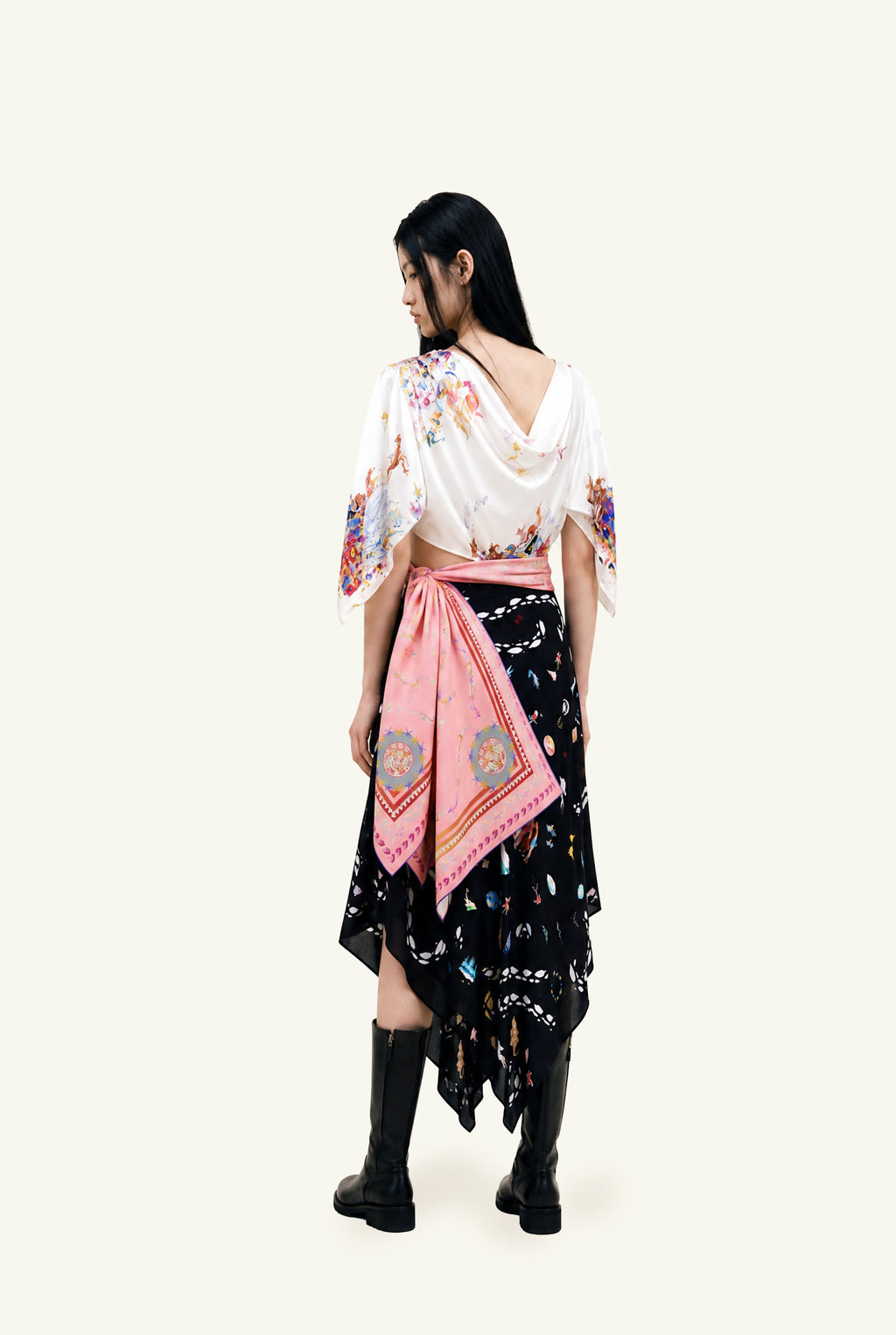 Foulard dress