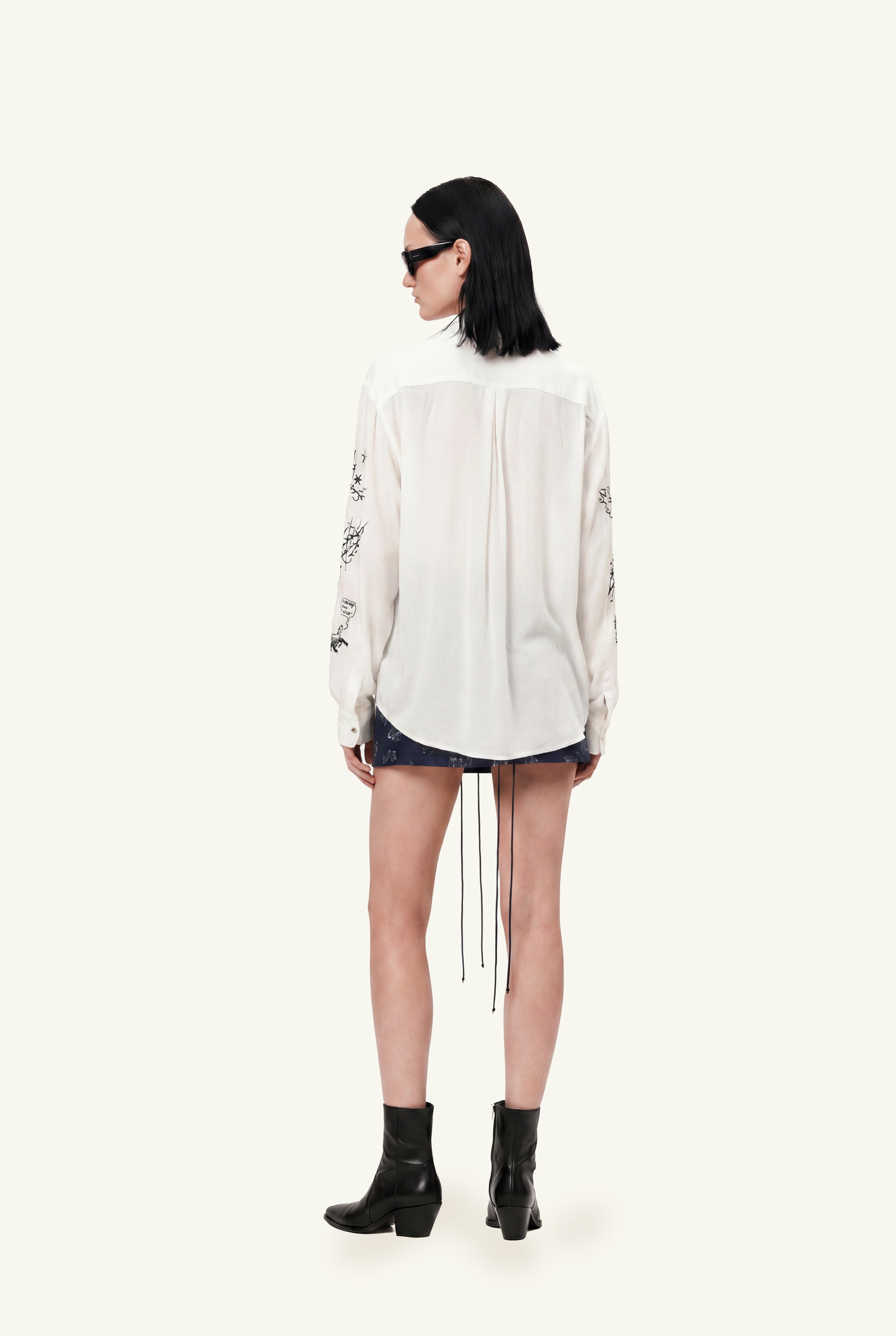 Alchemic embroidered shirt
