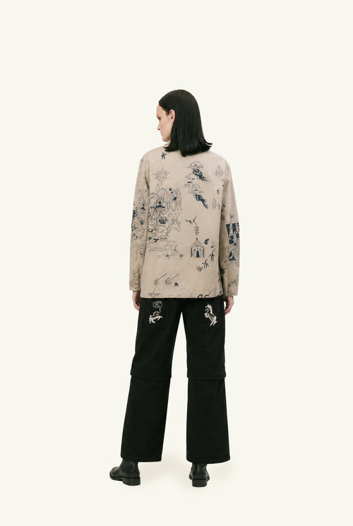 70s Sci-fi bowling jacket