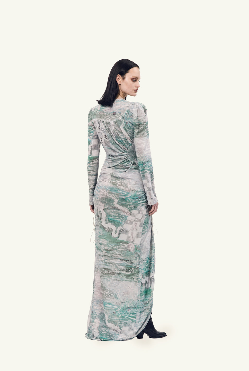 Stratigrafia surrealist long dress
