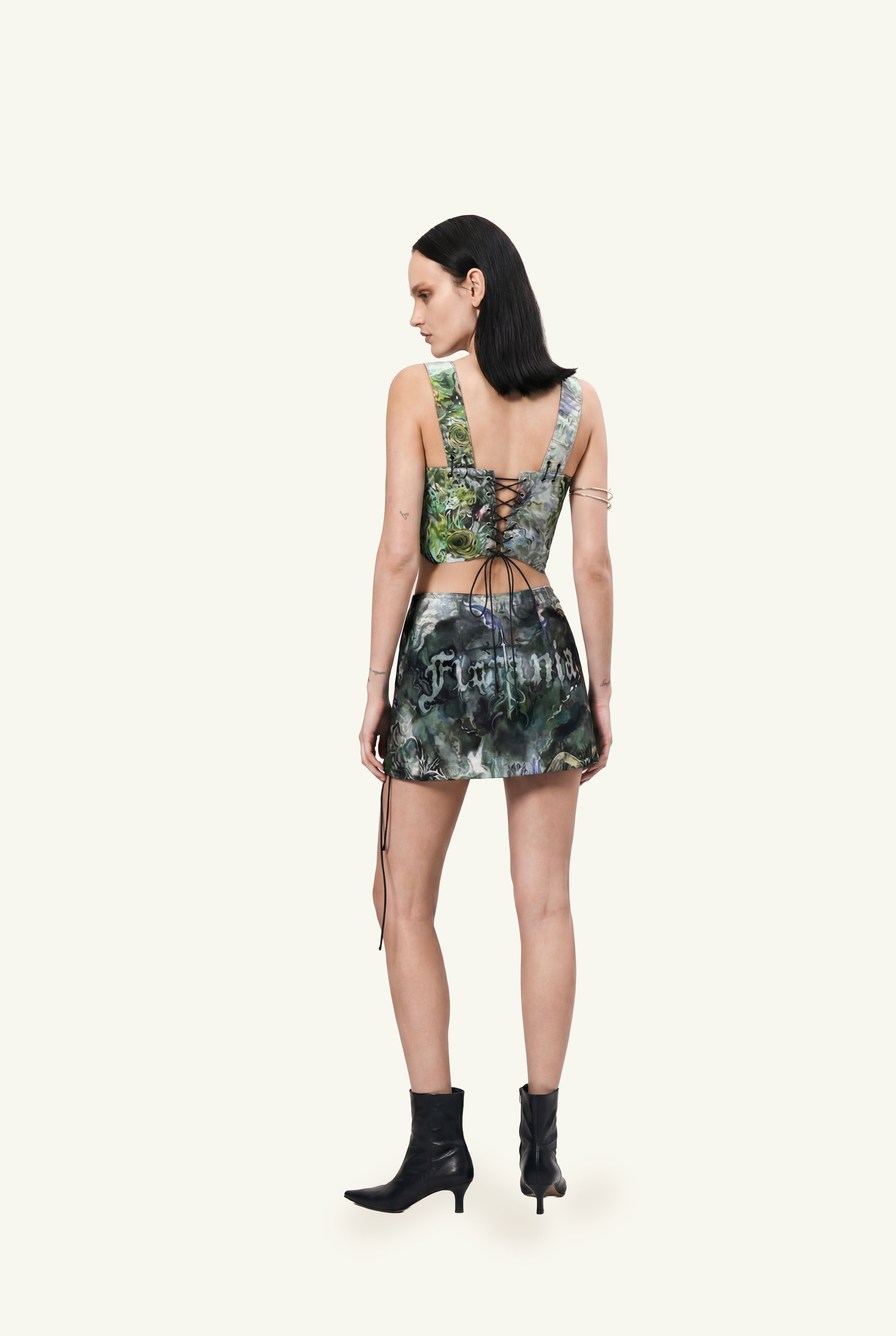 Rider reversible mini skirt