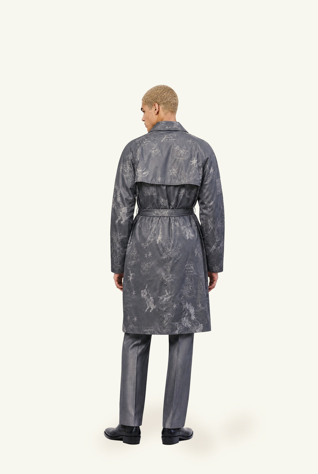 Nigredo tattooed trench coat
