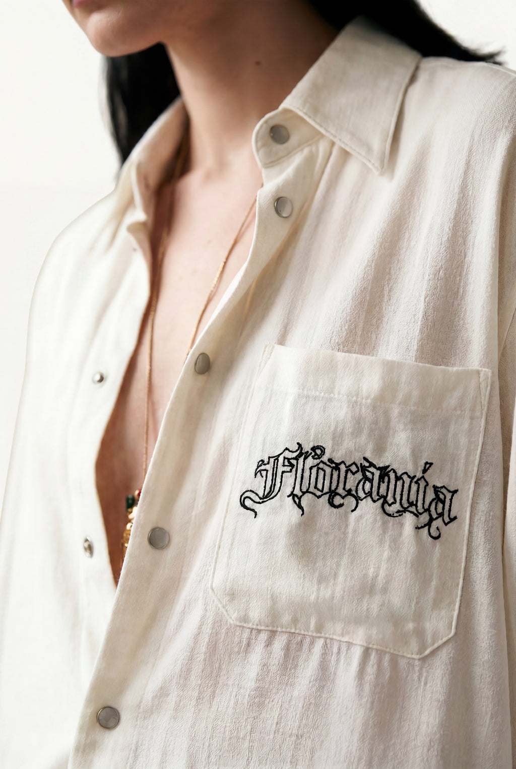 Alchemic embroidered shirt