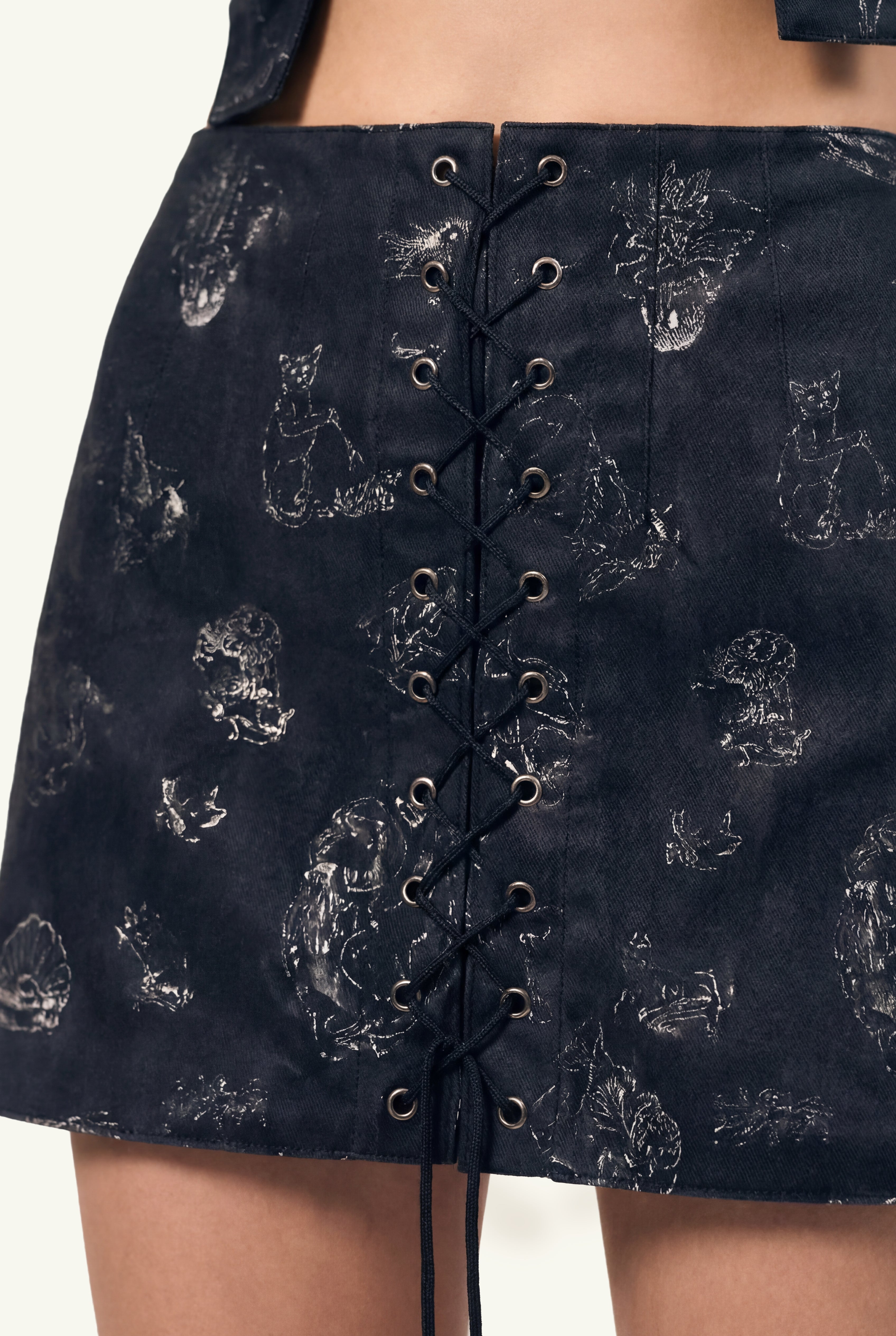 Maiden Cat mini skirt