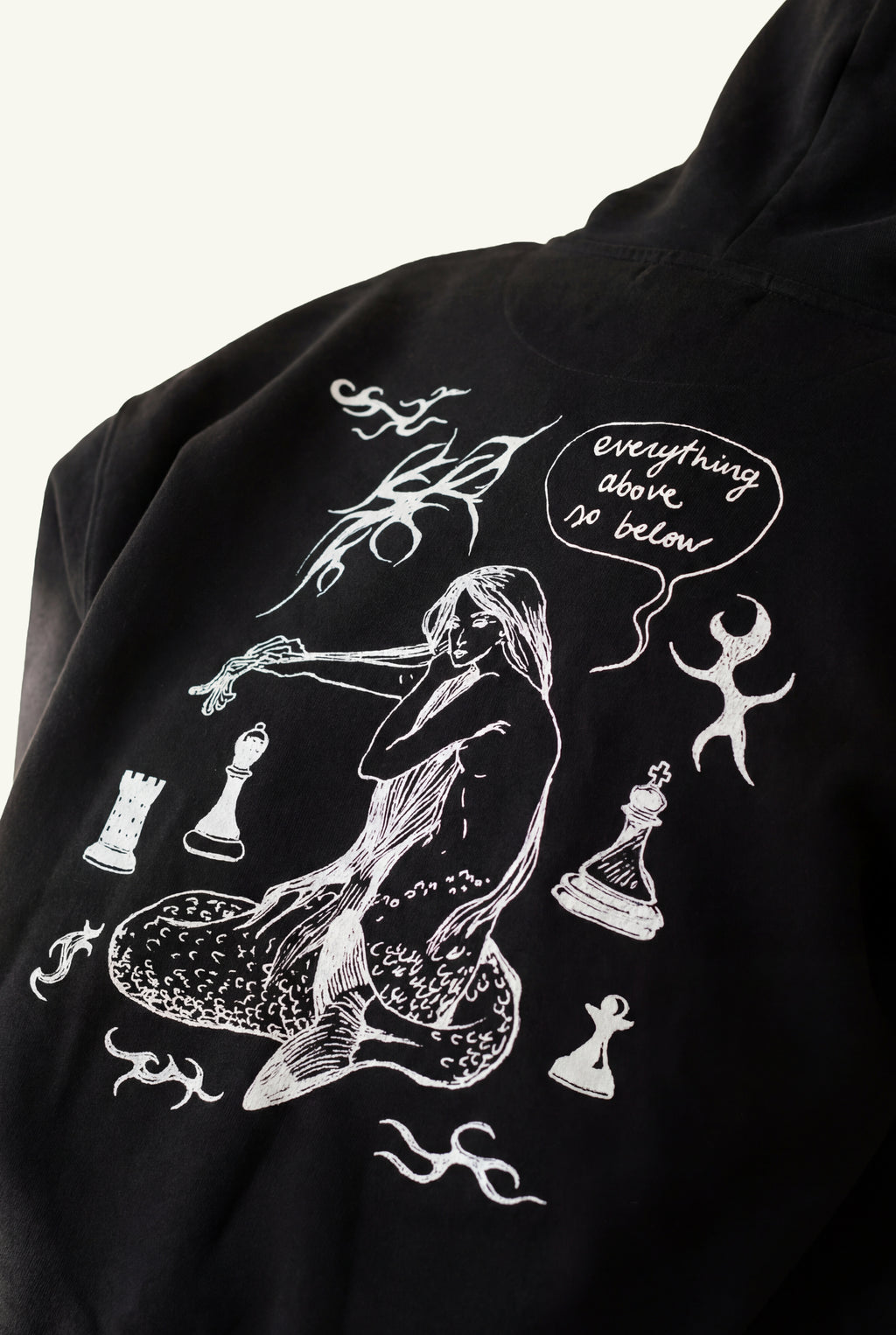 Alchemy organic printed hoodie