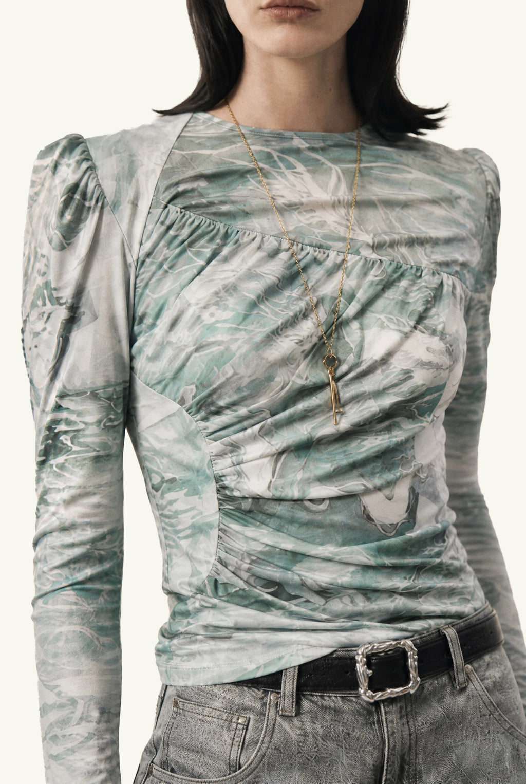 Chessboard draped top