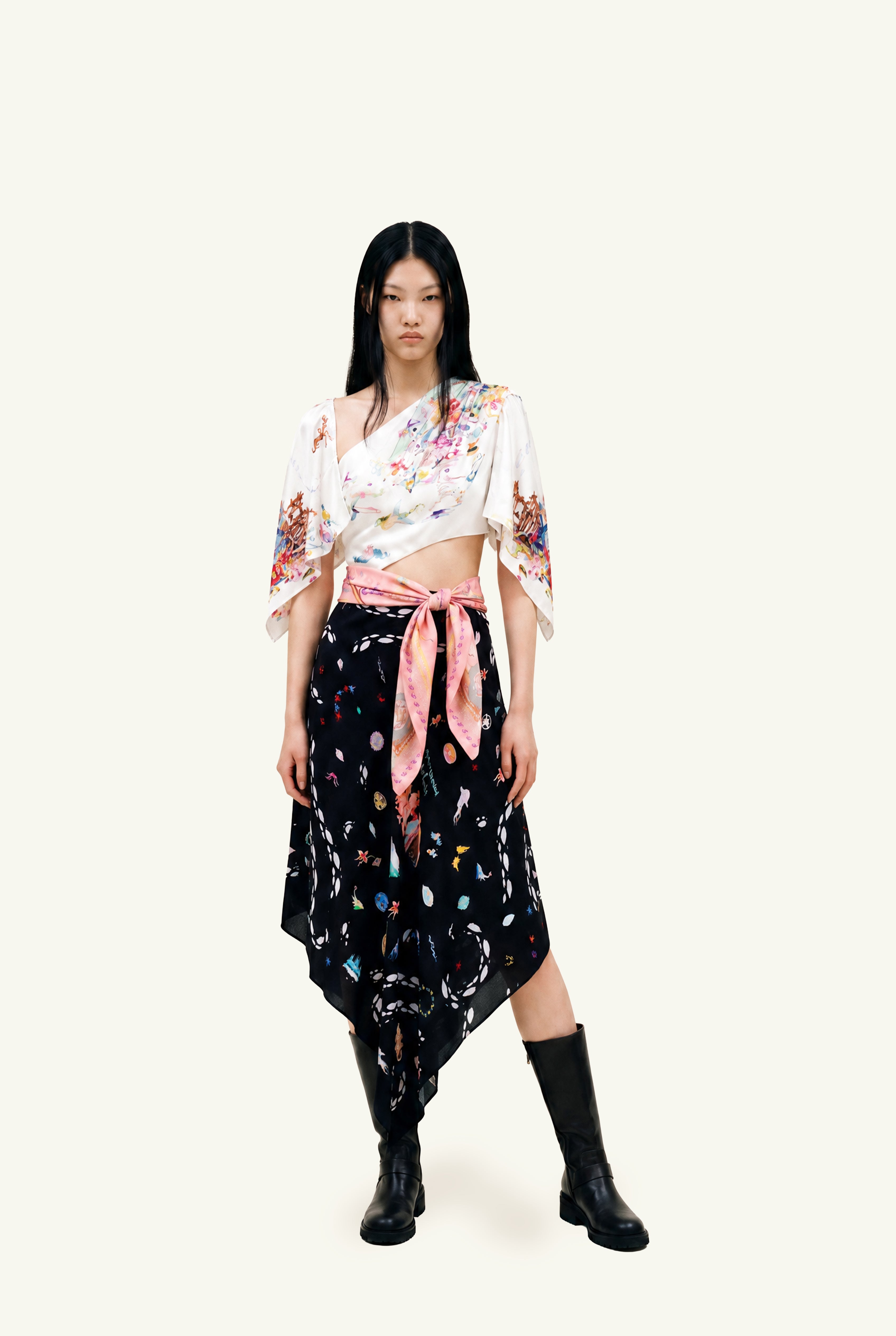 Foulard dress