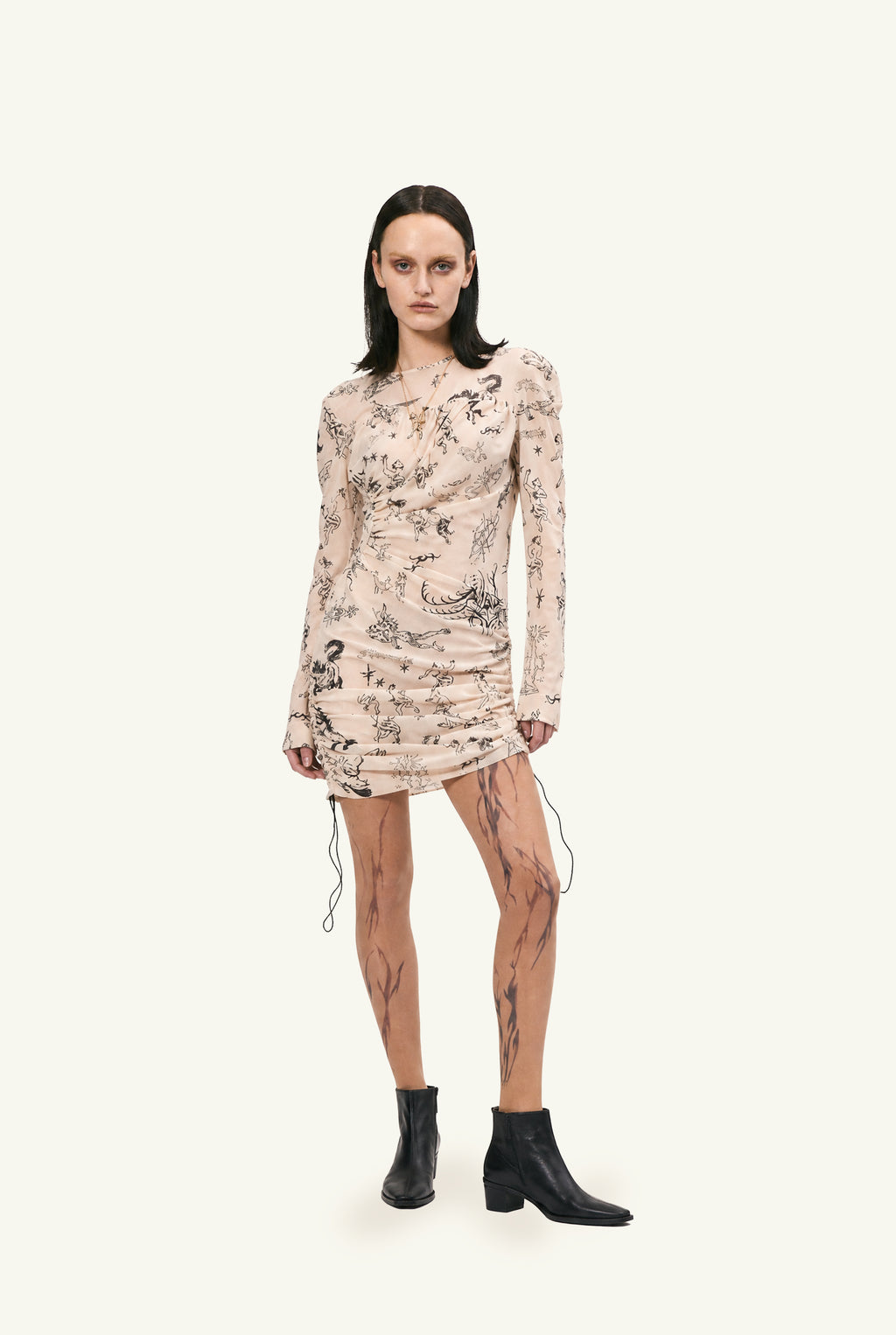 Alchemic Tattoos adjustable mini dress