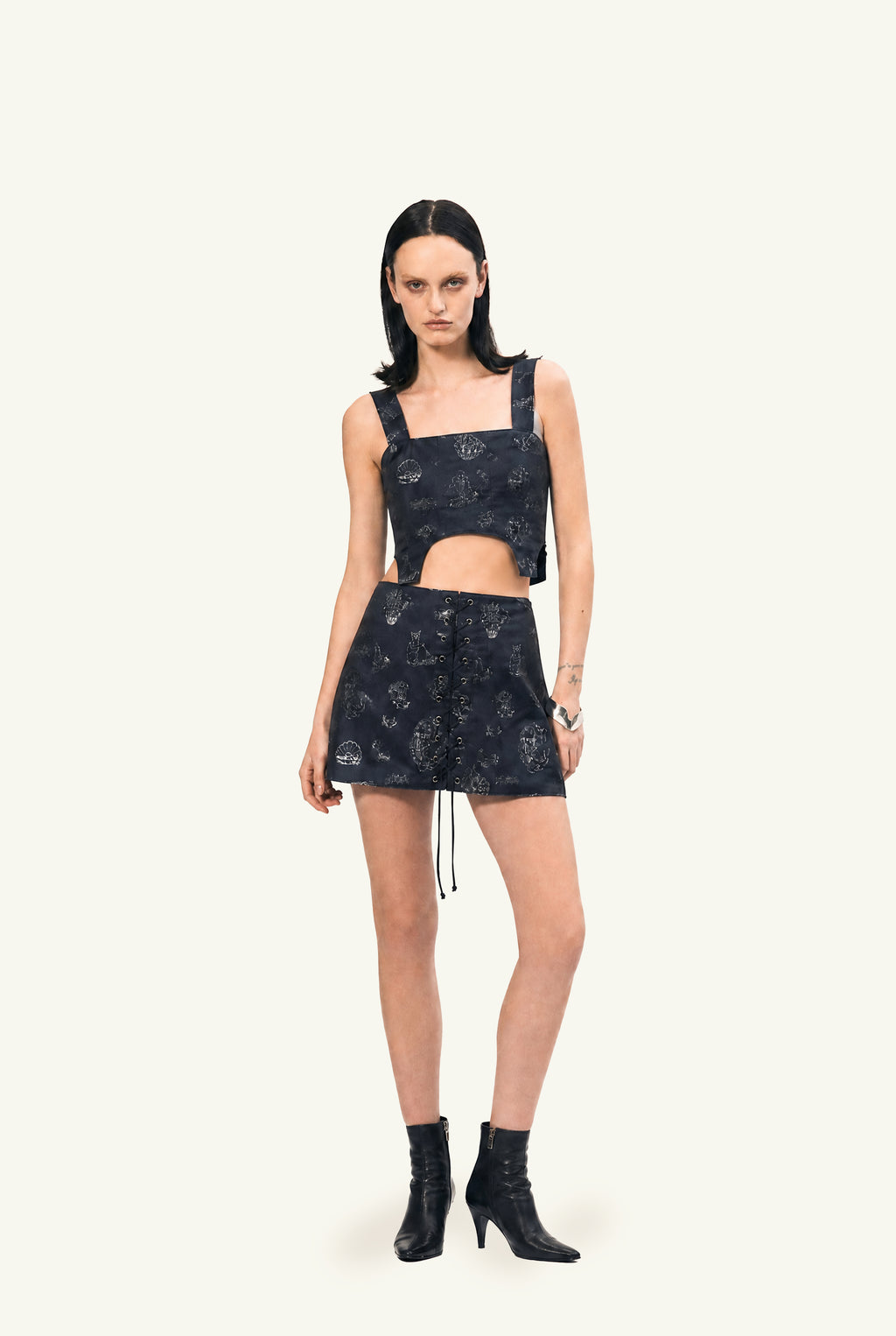Maiden Cat reversible corset