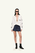 Alchemic embroidered shirt