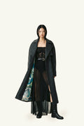 Calcinazione cashmere armour coat