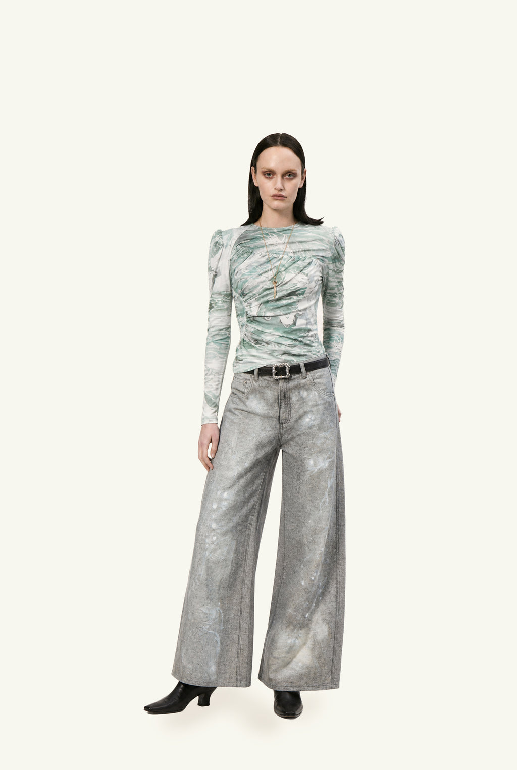 Chessboard draped top