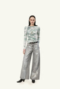 Chessboard draped top