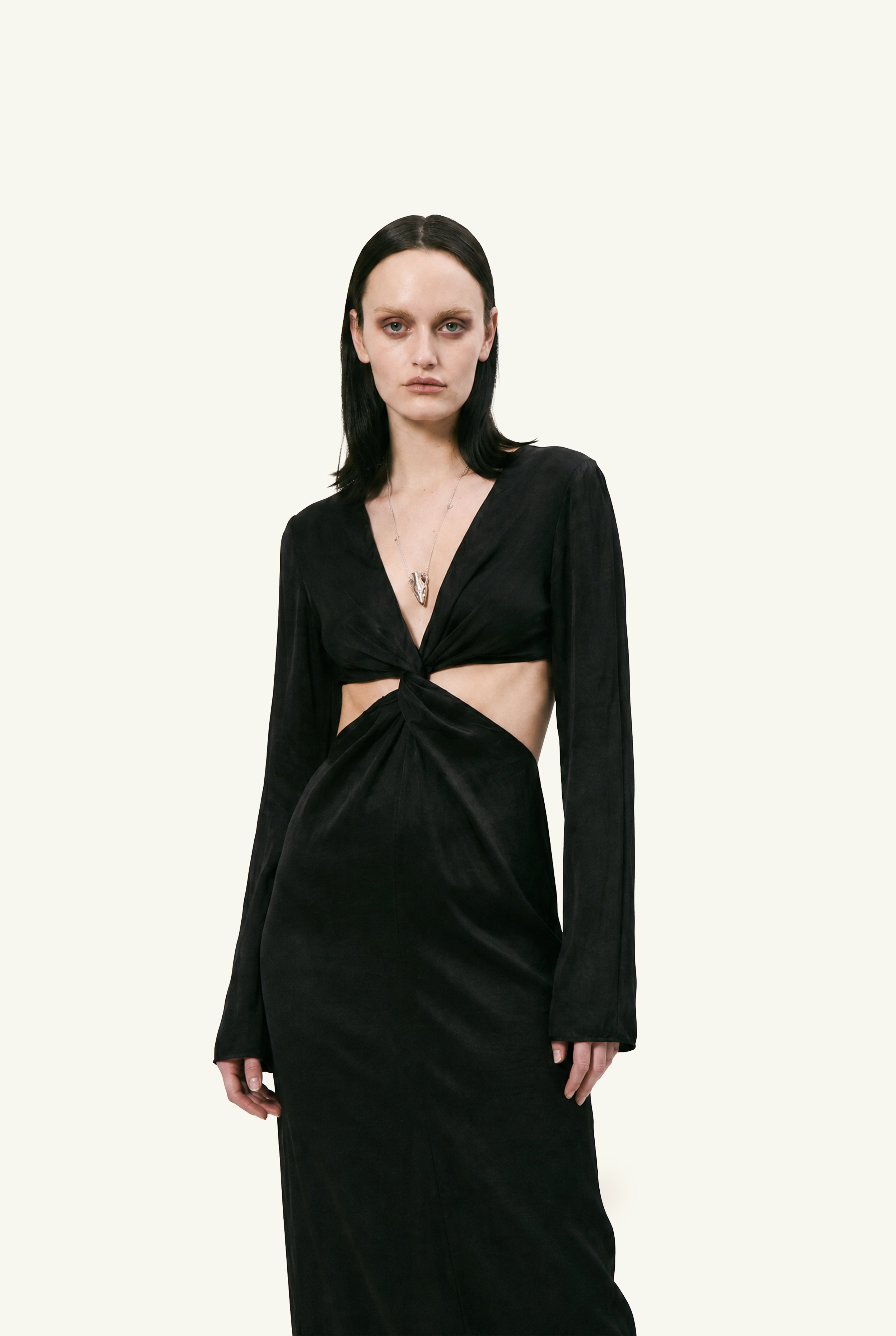 Black knot dress