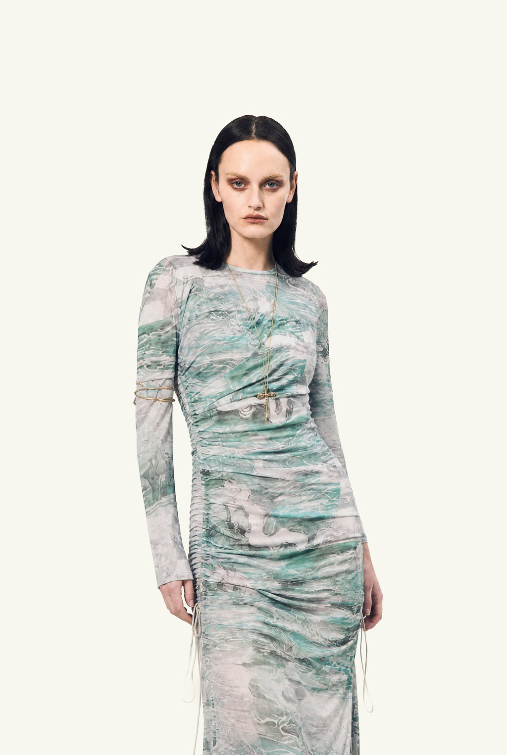 Stratigrafia surrealist long dress