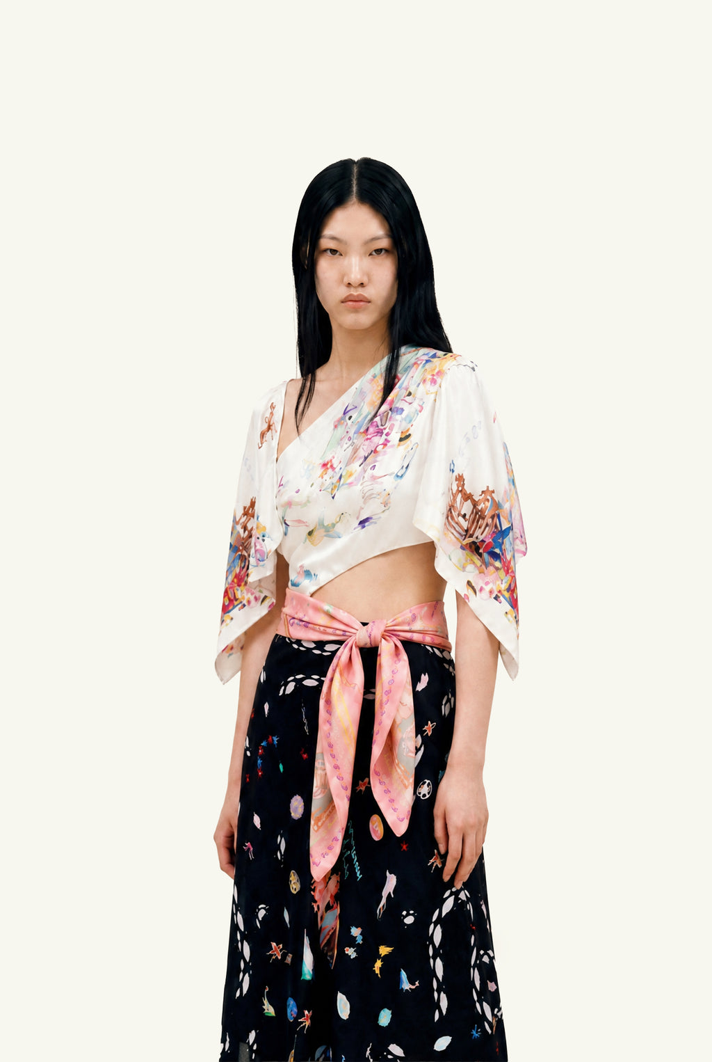 Foulard dress
