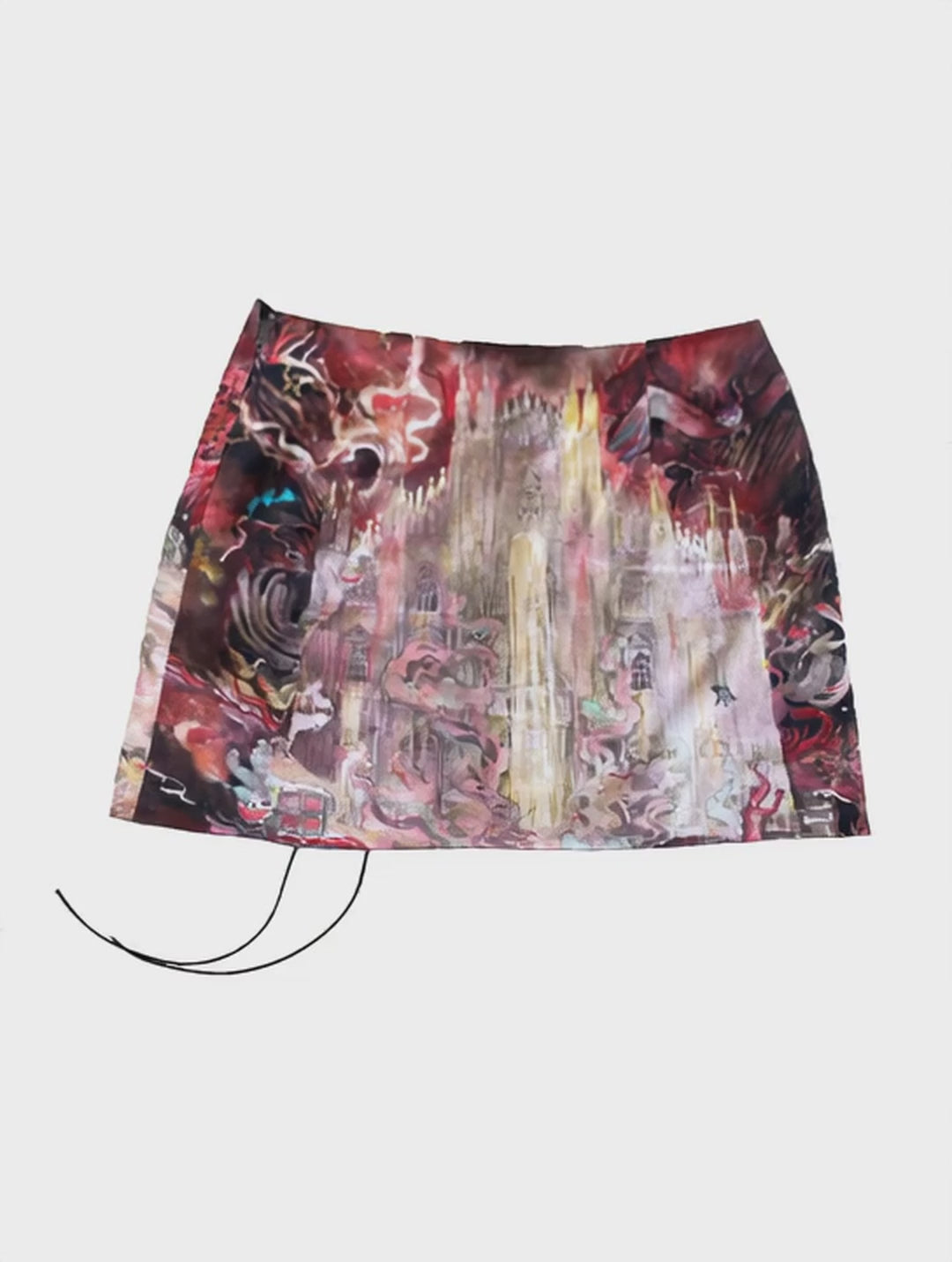 Metal Duomo reversible mini skirt