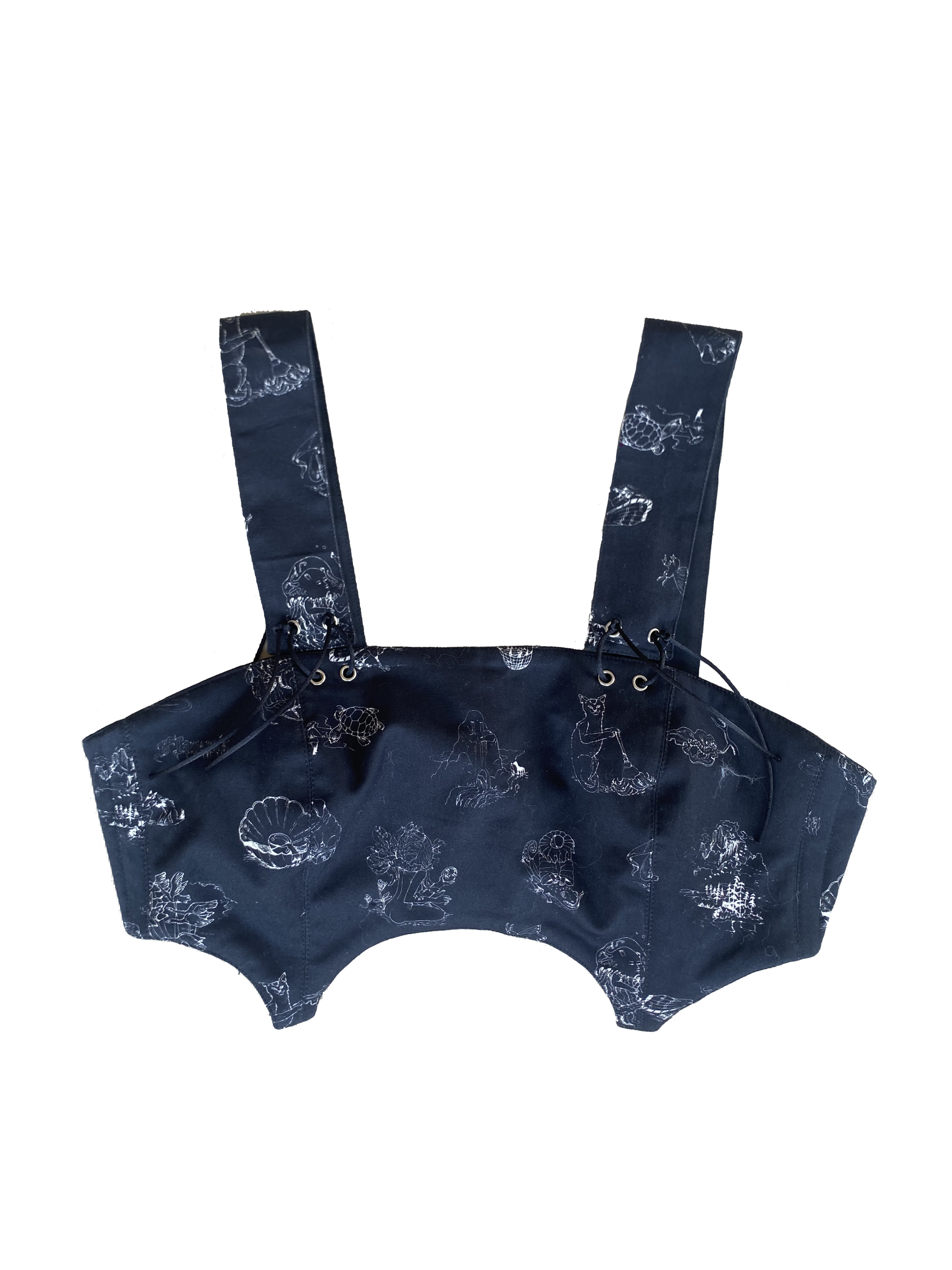 Maiden Cat reversible corset