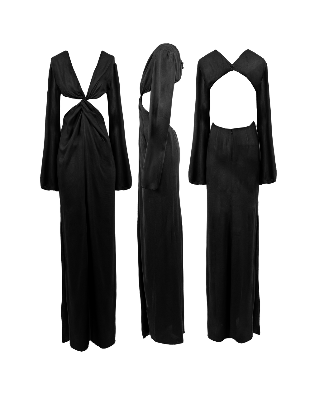 Black knot dress