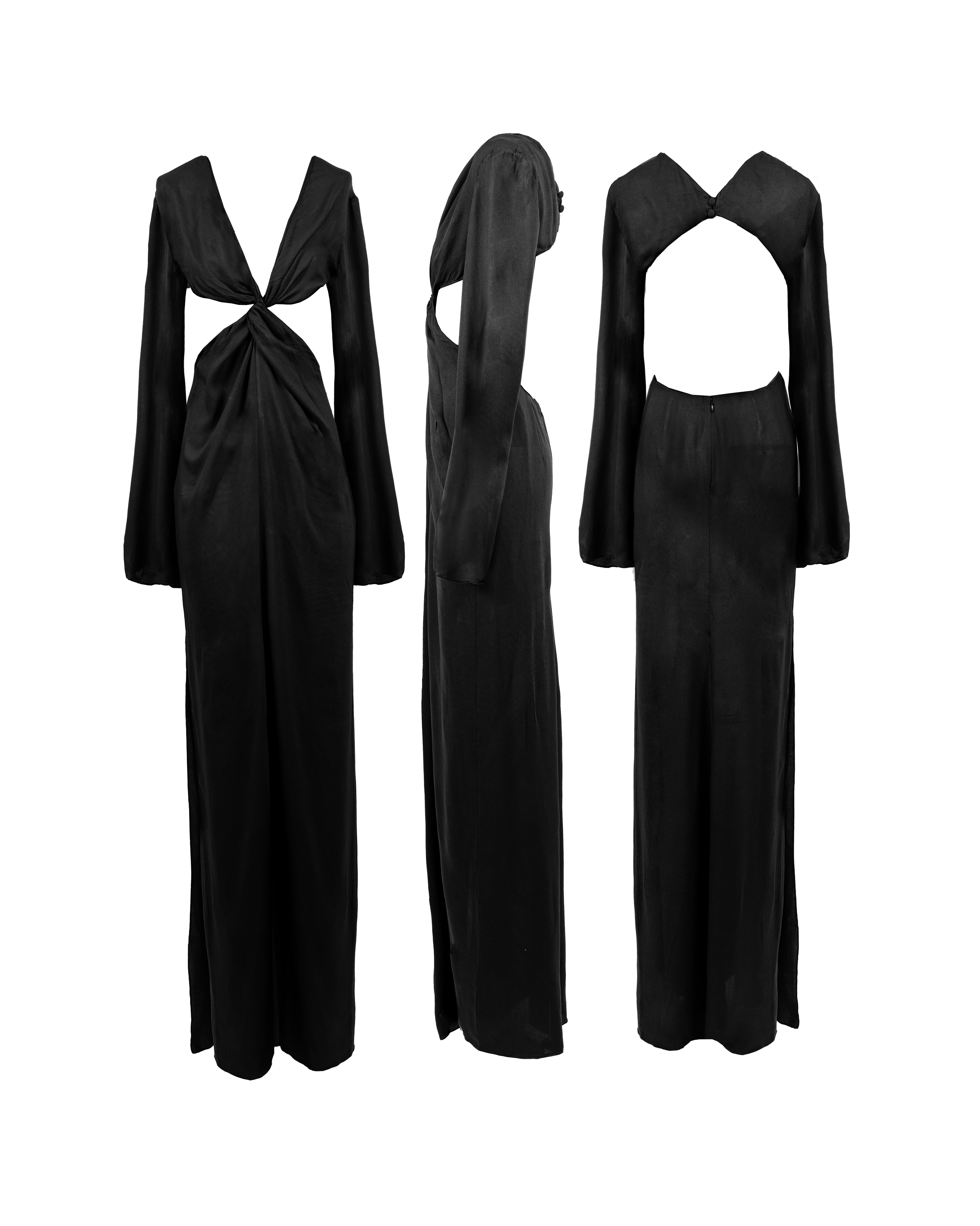 Black knot dress