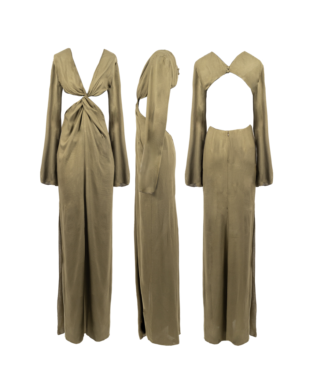 Olive knot dress