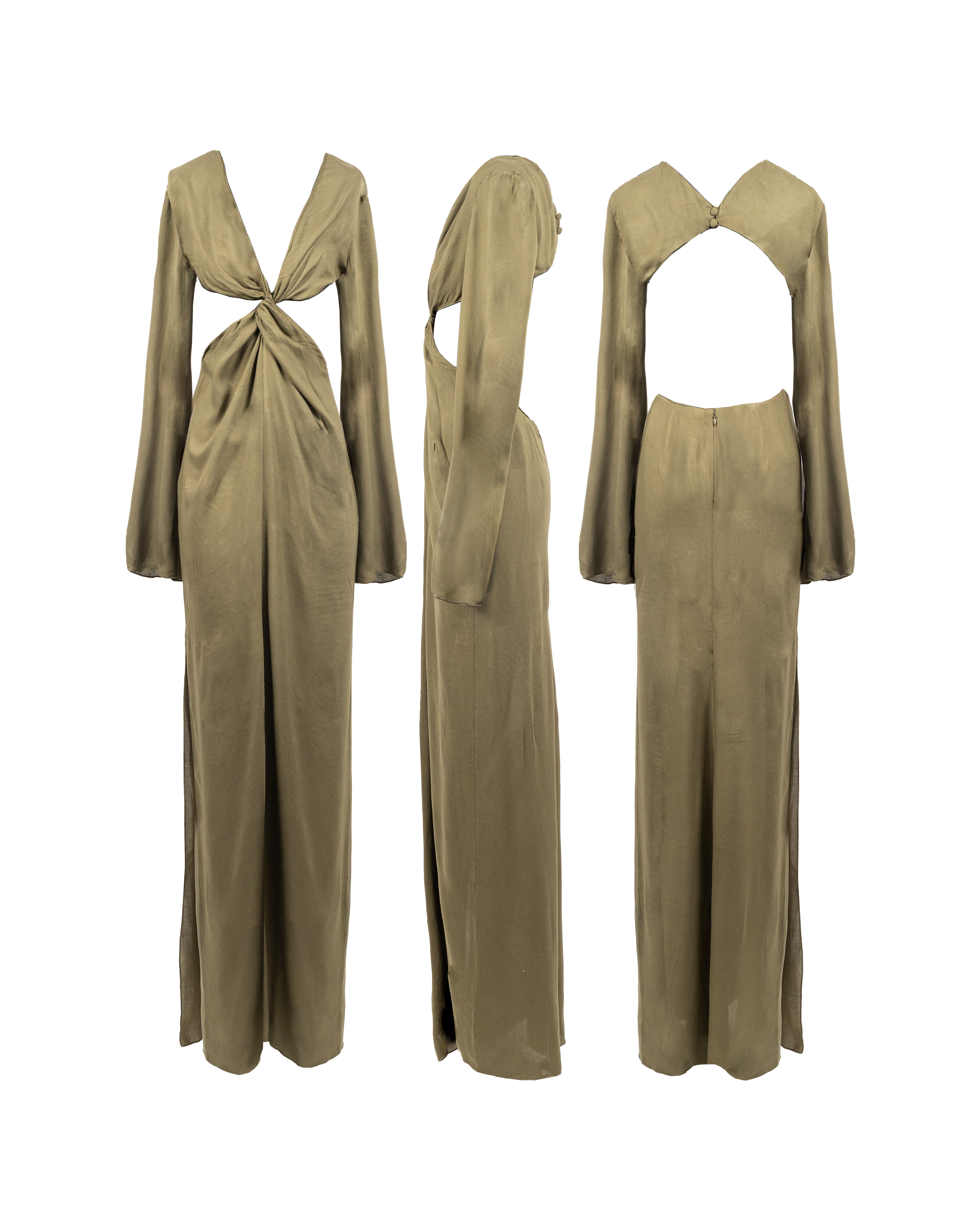 Olive knot dress